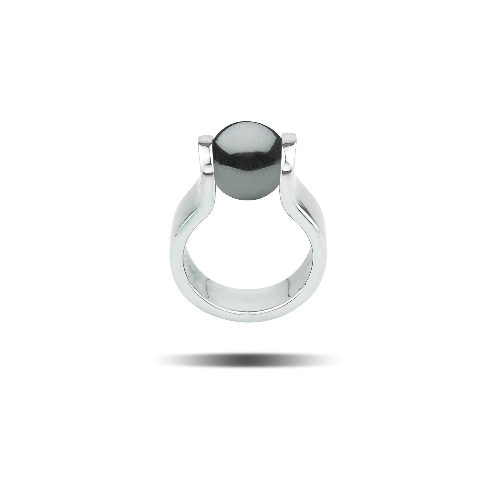 Bague Botti pierre hématite