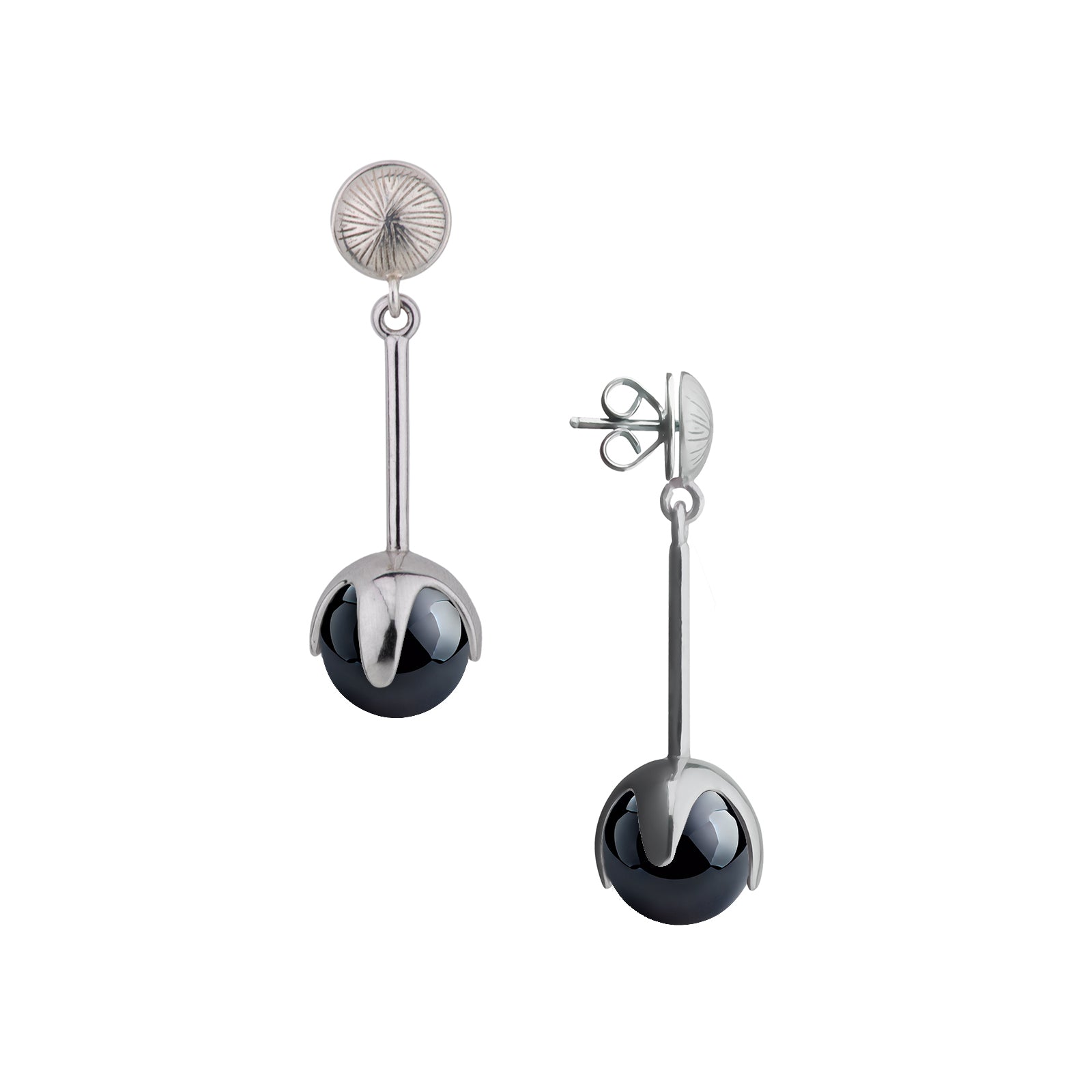 Boucles d’oreilles en argent 925, pierres interchangeables, argent interchangeable