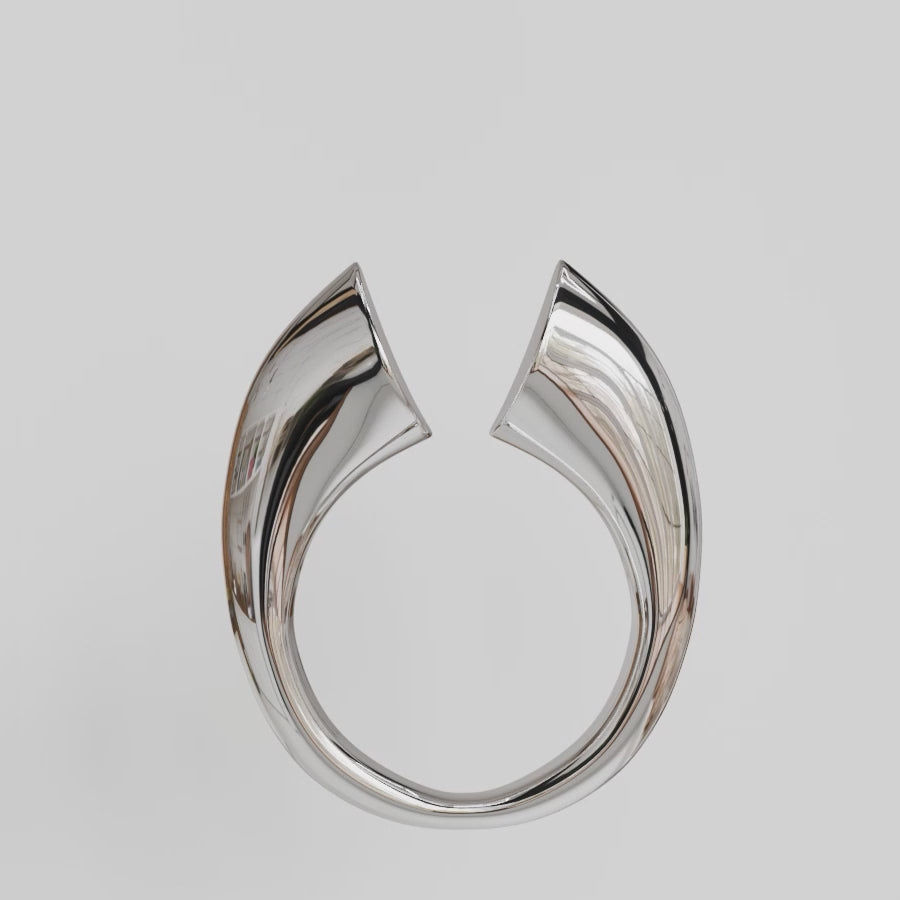 Vidéo 3d, bijou en argent 925 avec pierre interchangeable, bague boule