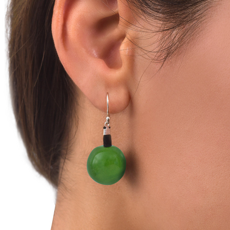 Boucles d'oreilles « Le Vert »